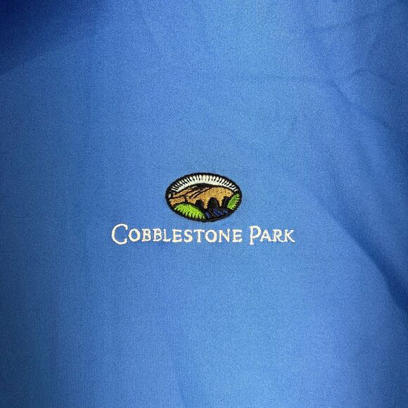 Page Tuttle Shirt Extra Large Mens Polo Microfiber Coblestone Golf Club Carolina - Picture 2 of 12